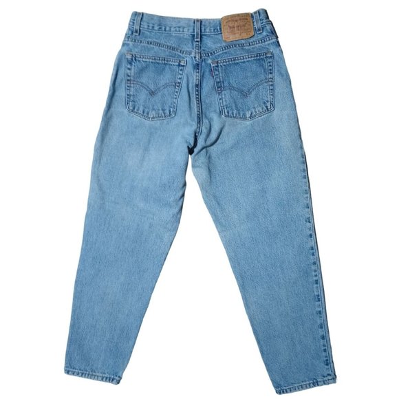 Vintage Levis 550 Jeans Womens Size 12 S Relaxed Fit Tapered Leg Made in USA Hig - Picture 3 of 16